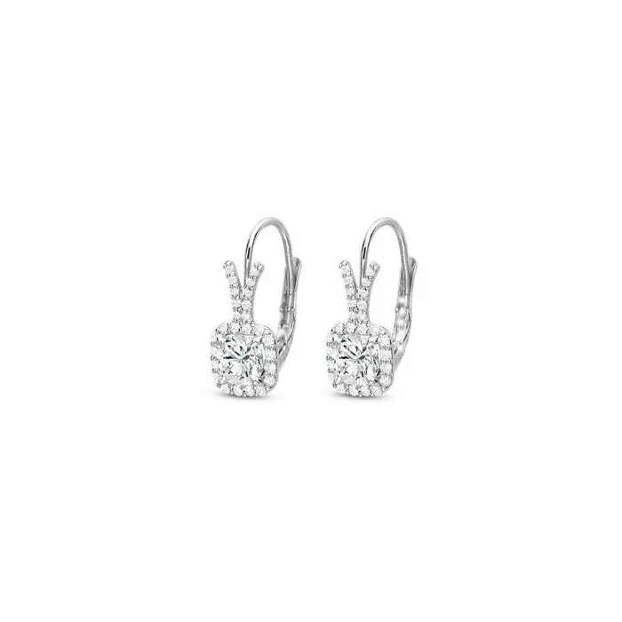 Earrings GB Women Dangle Earrings 310 Carats Prong Set Natural Earth Mined Diamonds White Gold 14K Earrings GB Women Dangle Earrings 310 Carats Prong Set Natural Earth Mined Diamonds White Gold 14K