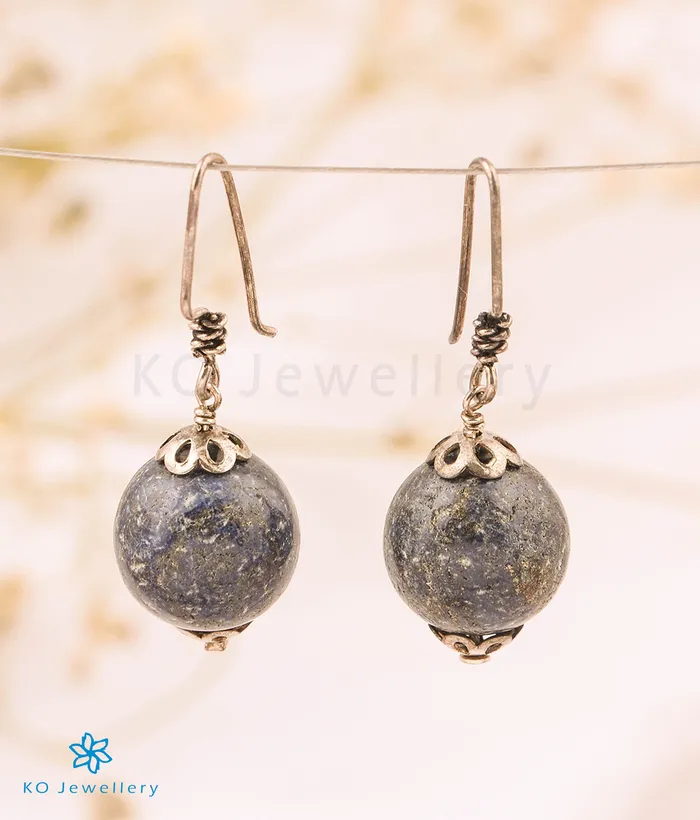 Earrings Gemstone The Blue Lapis Silver Gemstone Earring