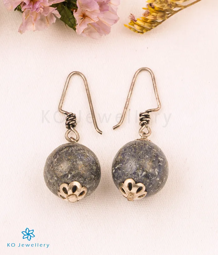 Earrings Gemstone The Blue Lapis Silver Gemstone Earring