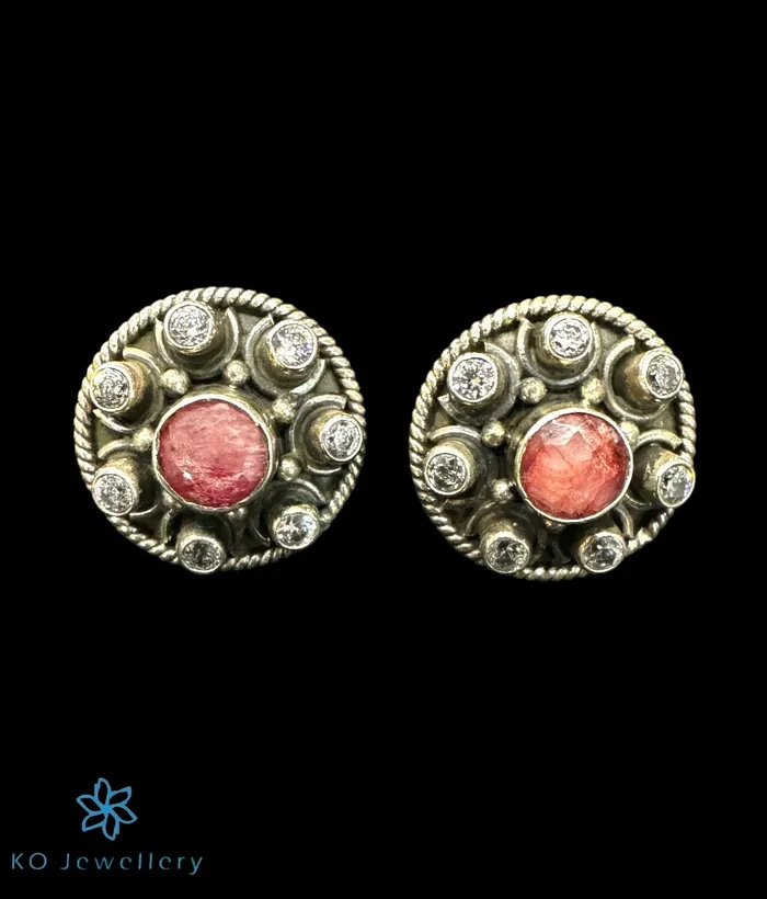 Earrings Gemstone The Omala Silver Gemstone Necklace Earrings