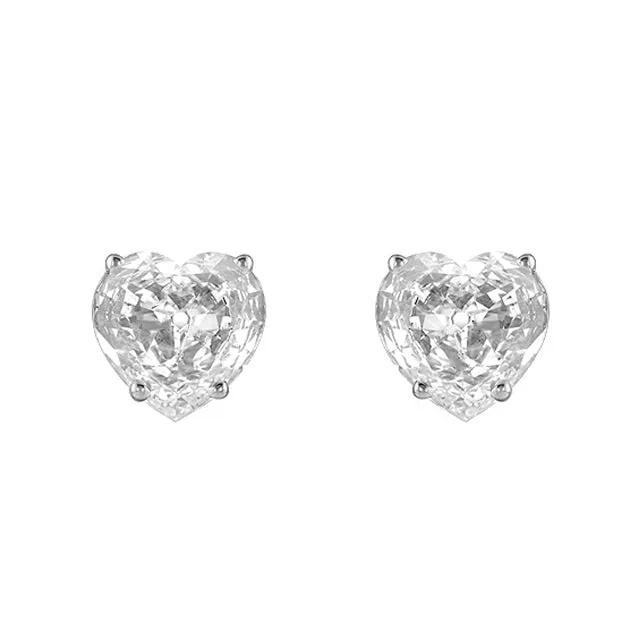 Earrings Old Miner Heart Studs 5 Ct Gold Natural Diamond Earrings HarryChadEntcom