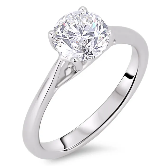 Engagement Solitaire Natural Earth Mined Diamond Ring 1 Carat White Gold Lady Jewelry GB Rings Engagement Solitaire Natural Earth Mined Diamond Ring 1 Carat White Gold Lady Jewelry GB Rings