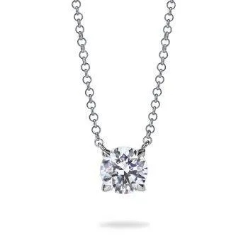 GB 075 Carats Round Shaped Natural Earth Mined Diamond Necklace Pendant Necklaces GB 075 Carats Round Shaped Natural Earth Mined Diamond Necklace Pendant Necklaces