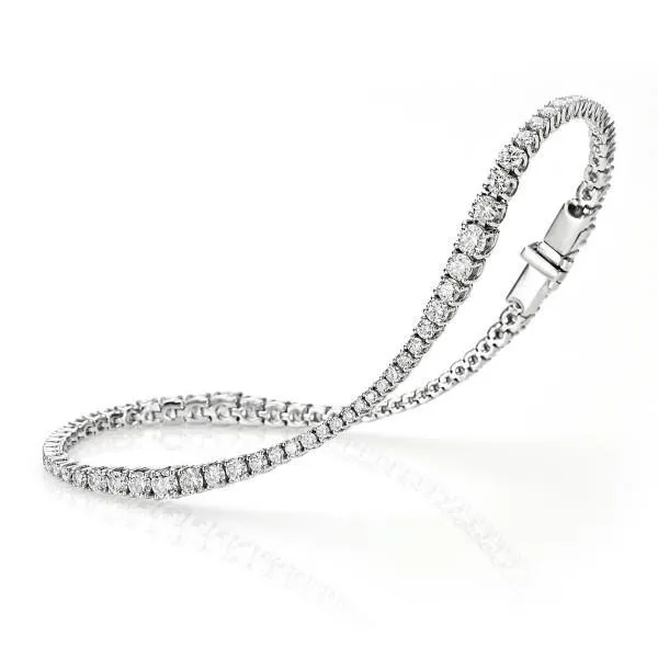 GB Bracelets Real Natural Earth Mined Diamond Ladies Tennis Bracelet White Gold 14K Brilliant Cut 5 Ct GB Bracelets Real Natural Earth Mined Diamond Ladies Tennis Bracelet White Gold 14K Brilliant Cut 5 Ct