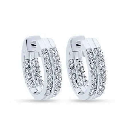 GB Earrings 450 Carats Round Cut Natural Earth Mined Diamonds Women Hoop Earrings Gold White 14K GB Earrings 450 Carats Round Cut Natural Earth Mined Diamonds Women Hoop Earrings Gold White 14K