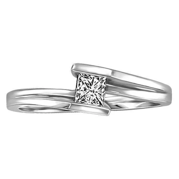 GB Rings 1 Carat Women Solitaire Princess Cut Natural Earth Mined Diamond Engagement Ring GB Rings 1 Carat Women Solitaire Princess Cut Natural Earth Mined Diamond Engagement Ring