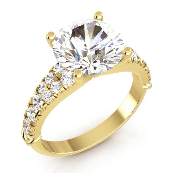 GB Rings 340 Carats Brilliant Cut Natural Earth Mined Diamonds Engagement Ring White Gold New