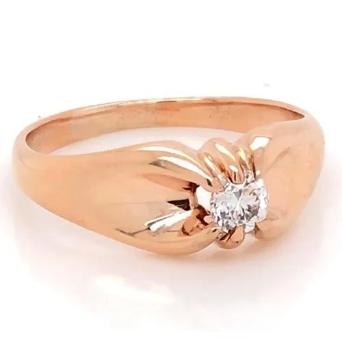 GB Rings Engagement Ring 1 Carat Claw Prong Setting Rose Gold 14K Natural Earth Mined Diamond GB Rings Engagement Ring 1 Carat Claw Prong Setting Rose Gold 14K Natural Earth Mined Diamond
