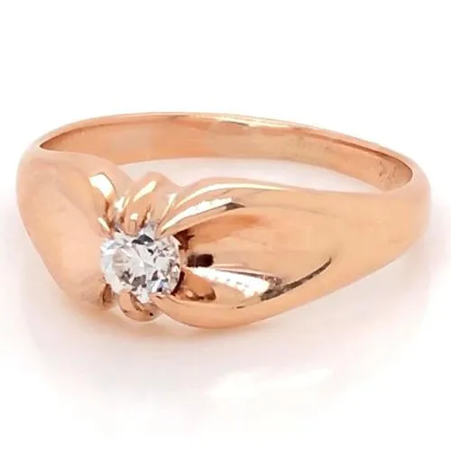 GB Rings Engagement Ring 1 Carat Claw Prong Setting Rose Gold 14K Natural Earth Mined Diamond GB Rings Engagement Ring 1 Carat Claw Prong Setting Rose Gold 14K Natural Earth Mined Diamond