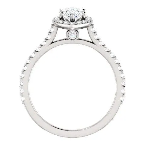 GB Rings Marquise Natural Earth Mined Diamond Ring