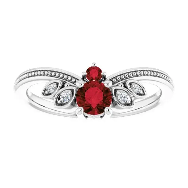 GB Rings Natural Earth Mined Diamond Ring Antique Style 1 Carat Milgrain Jewelry Gemstone GB Rings Natural Earth Mined Diamond Ring Antique Style 1 Carat Milgrain Jewelry Gemstone
