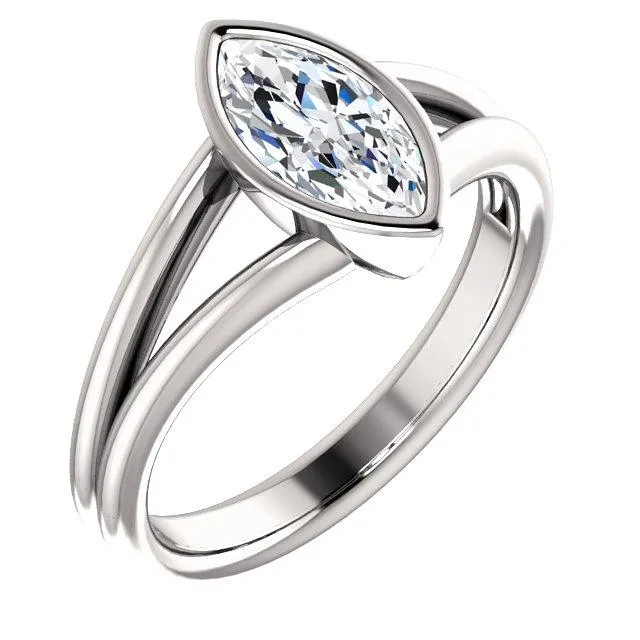 GB Rings Solitaire Marquise Natural Earth Mined Diamond Ring 3 Carats Bezel Split Shank Jewelry GB Rings Solitaire Marquise Natural Earth Mined Diamond Ring 3 Carats Bezel Split Shank Jewelry