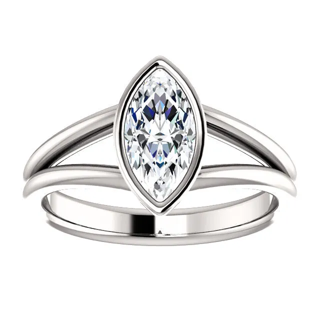 GB Rings Solitaire Marquise Natural Earth Mined Diamond Ring 3 Carats Bezel Split Shank Jewelry GB Rings Solitaire Marquise Natural Earth Mined Diamond Ring 3 Carats Bezel Split Shank Jewelry