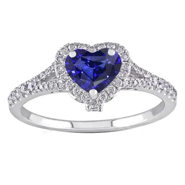Halo Heart Blue Sapphire Ring Pave Split Shank Natural Earth Mined Diamonds 350 Carats HarryChadEntcom Rings Halo Heart Blue Sapphire Ring Pave Split Shank Natural Earth Mined Diamonds 350 Carats HarryChadEntcom Rings