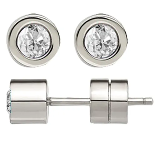 HarryChadEntcom 2 Ct Old Miner Genuine Diamond Studs White Gold Earrings Earrings HarryChadEntcom 2 Ct Old Miner Genuine Diamond Studs White Gold Earrings Earrings