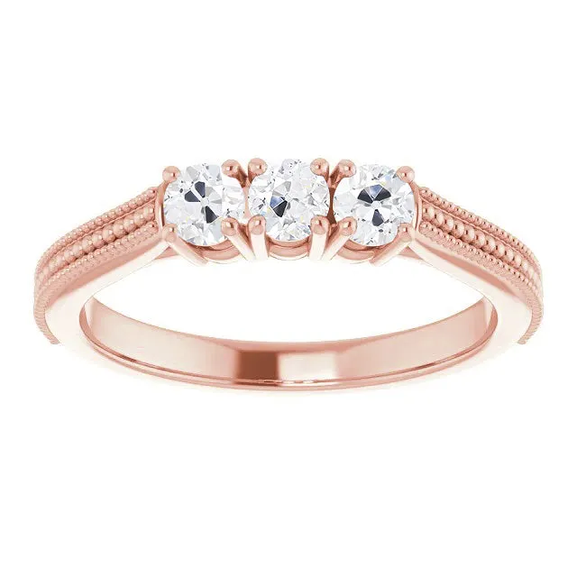 HarryChadEntcom Rings Anniversary Ring Old Miner Natural Earth Mined Diamond Beaded Style 225 Carats Milgrain HarryChadEntcom Rings Anniversary Ring Old Miner Natural Earth Mined Diamond Beaded Style 225 Carats Milgrain