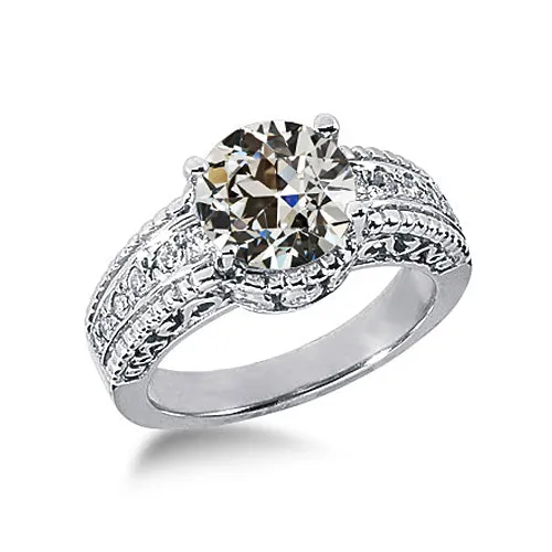 HarryChadEntcom Rings Antique Style Ladys Ring Old Miner Real Natural Earth Mined Diamond Gold 250 Carats Jewelry HarryChadEntcom Rings Antique Style Ladys Ring Old Miner Real Natural Earth Mined Diamond Gold 250 Carats Jewelry