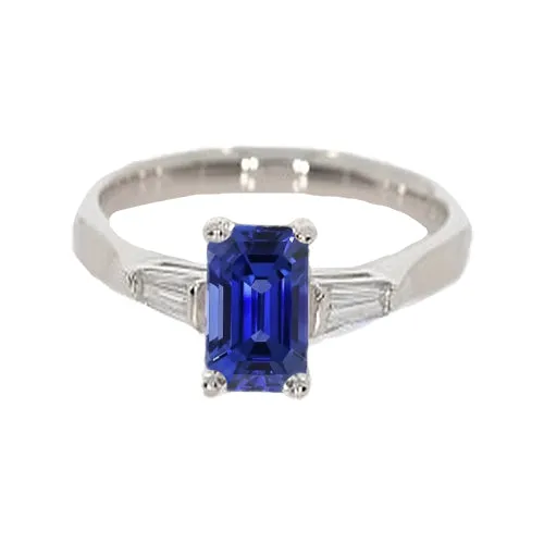 HarryChadEntcom Rings Ladies Natural Earth Mined Diamond 3 Stone Emerald Ceylon Sapphire Ring 3 Carats HarryChadEntcom Rings Ladies Natural Earth Mined Diamond 3 Stone Emerald Ceylon Sapphire Ring 3 Carats