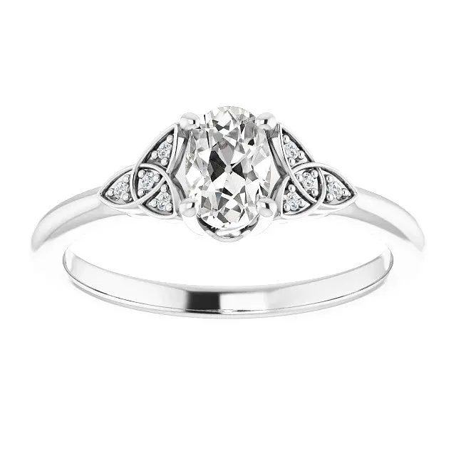 HarryChadEntcom Rings Oval Old Miner Real Natural Earth Mined Diamond Ring Trinity Knot Style White Gold Jewelry 3 Carats HarryChadEntcom Rings Oval Old Miner Real Natural Earth Mined Diamond Ring Trinity Knot Style White Gold Jewelry 3 Carats