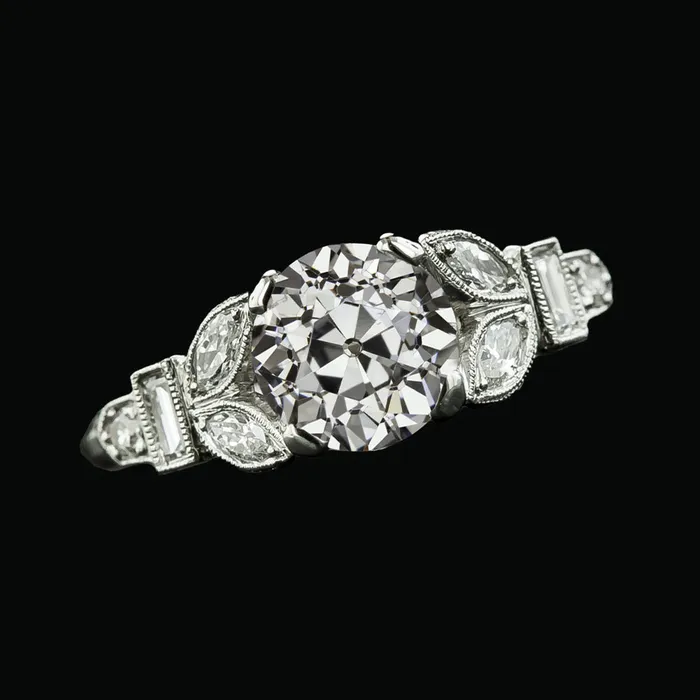 HarryChadEntcom Rings Wedding Ring Round Old Cut Marquise Baguette Natural Earth Mined Diamond 325 Carats HarryChadEntcom Rings Wedding Ring Round Old Cut Marquise Baguette Natural Earth Mined Diamond 325 Carats