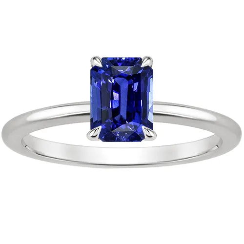HarryChadEntcom Solitaire Ring Radiant Sri Lankan Sapphire 3 Carats Rings HarryChadEntcom Solitaire Ring Radiant Sri Lankan Sapphire 3 Carats Rings