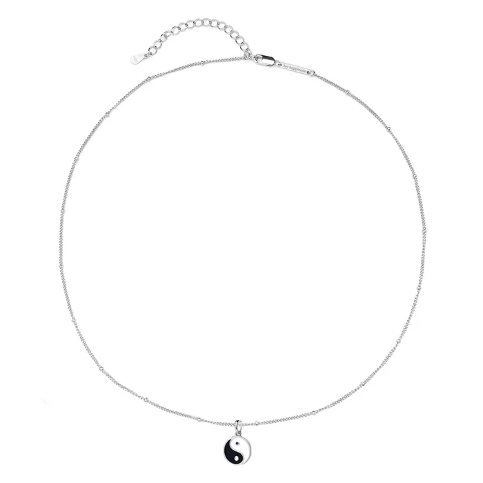 Hey Happiness Necklaces Balance Pendant for Calm Harmonious in Silver