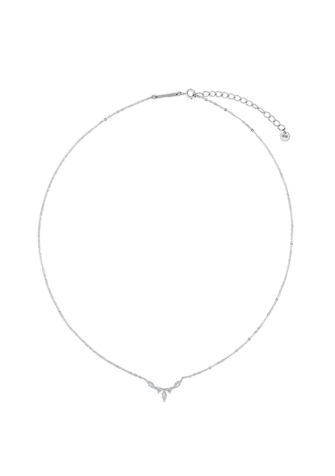 Hey Happiness Necklaces Gemstone Crown Necklace Sterling Silver Hey Happiness Necklaces Gemstone Crown Necklace Sterling Silver