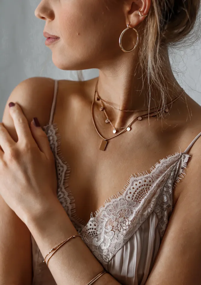 Hey Happiness Necklaces MultiStrand Layered Necklace Look Hey Happiness Necklaces MultiStrand Layered Necklace Look