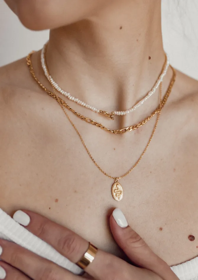 Hey Happiness Necklaces Pearl Heart Sterling Silver Clasp Choker Necklace Gold Hey Happiness Necklaces Pearl Heart Sterling Silver Clasp Choker Necklace Gold