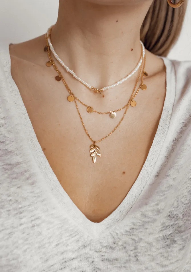 Hey Happiness Necklaces Pearl Heart Sterling Silver Clasp Choker Necklace Gold Hey Happiness Necklaces Pearl Heart Sterling Silver Clasp Choker Necklace Gold