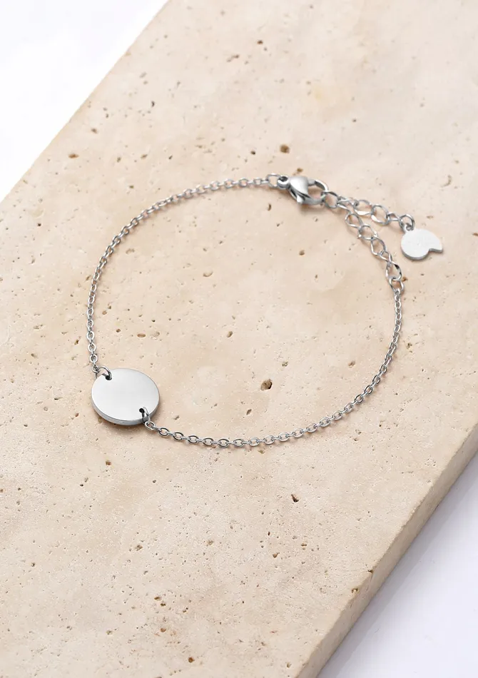 Hey Happiness Simple Circle Bracelet Silver Bracelets Hey Happiness Simple Circle Bracelet Silver Bracelets