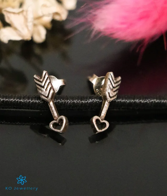 Imported Earrings The Arrow Silver Earrings