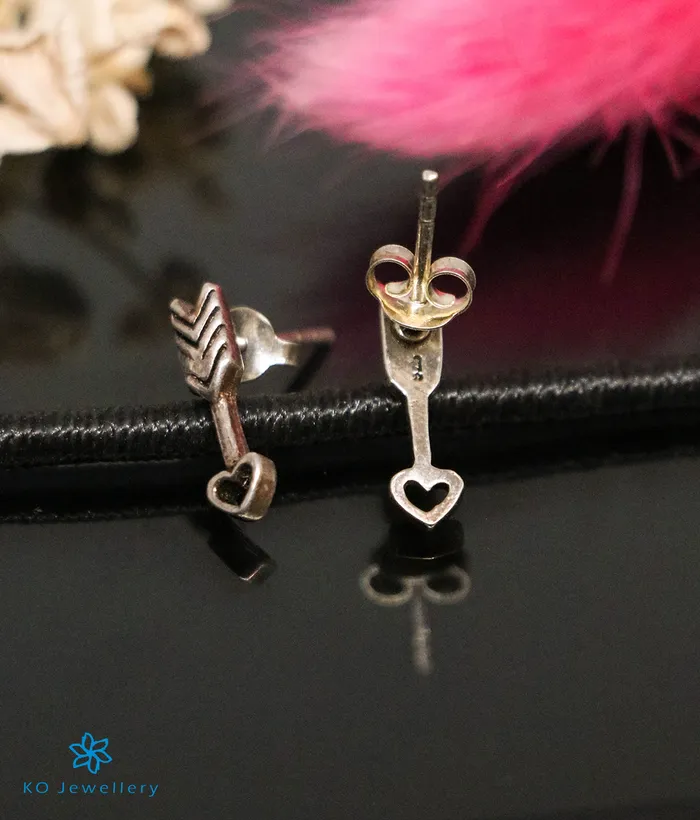 Imported Earrings The Arrow Silver Earrings
