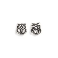 MMA MMA Oxidized Owl Earrings Earrings