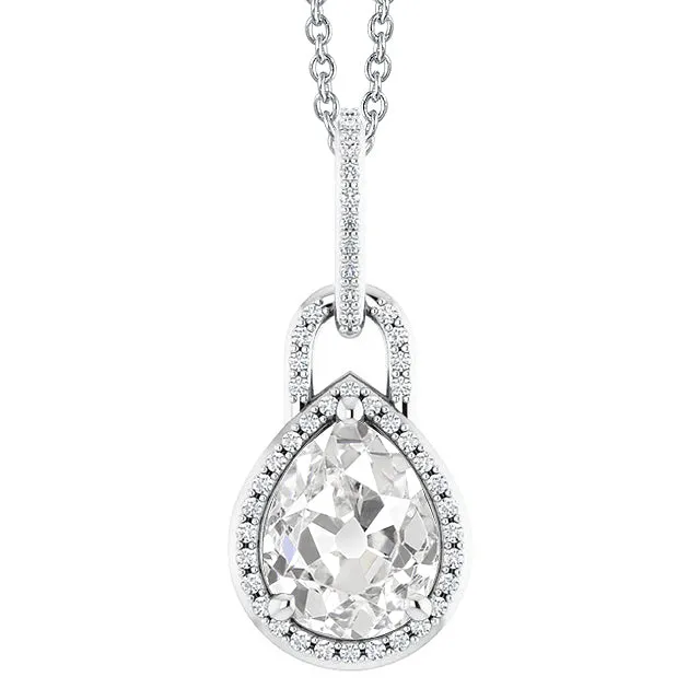 Necklaces HarryChadEntcom Halo Natural Earth Mined Diamond Pendant Round Pear Old Cut With Chain 350 Carats Necklaces HarryChadEntcom Halo Natural Earth Mined Diamond Pendant Round Pear Old Cut With Chain 350 Carats