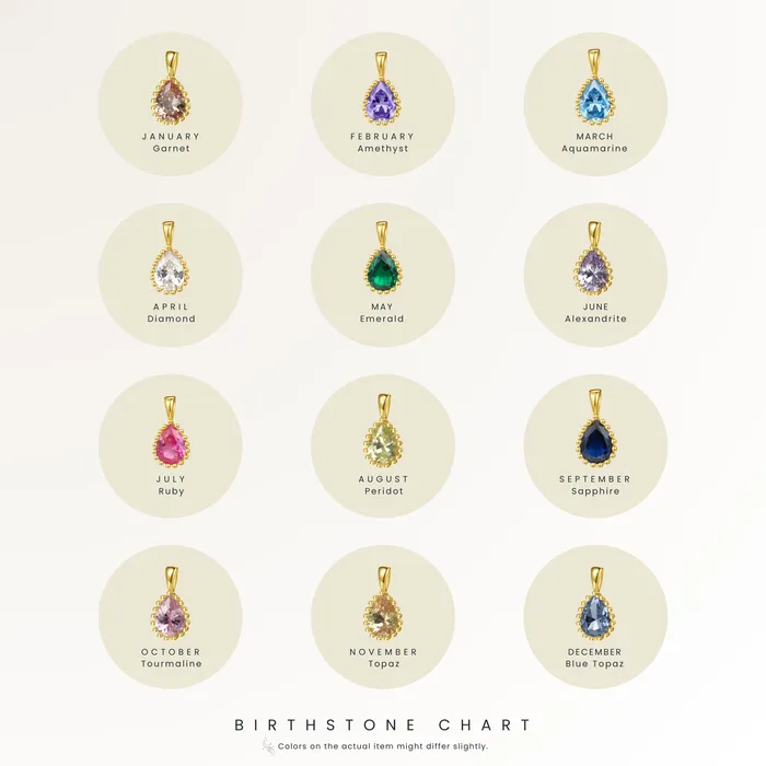 Necklaces Hey Happiness September Sapphire Birthstone Necklace Sterling Silver Necklaces Hey Happiness September Sapphire Birthstone Necklace Sterling Silver