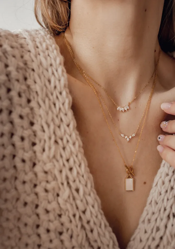 Necklaces Shell Rectangle Pendant TBar Chain Necklace Gold Hey Happiness Necklaces Shell Rectangle Pendant TBar Chain Necklace Gold Hey Happiness