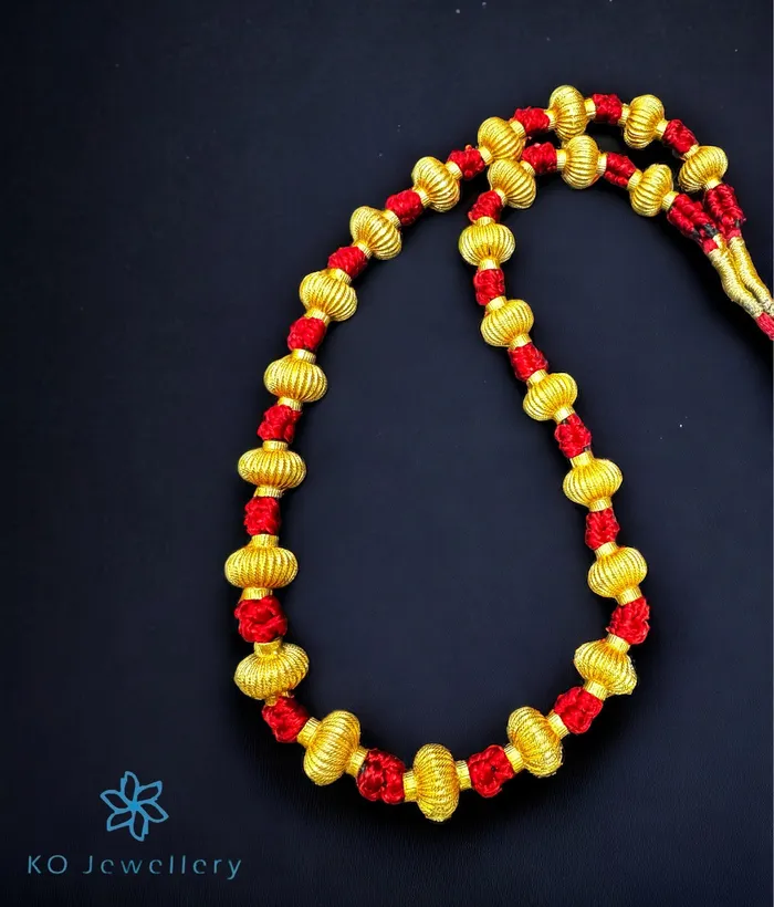 Necklaces The Vaishnavi Jomale Silver Necklace RedShort Silversmith