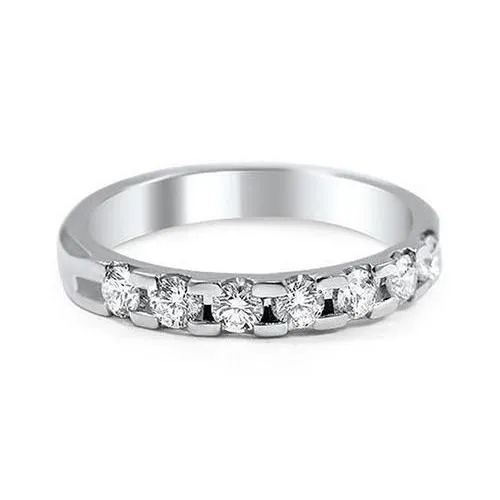 Rings GB 105 Ct Round Cut Natural Earth Mined Diamond Wedding Band