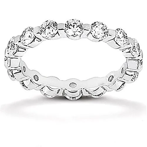 Rings GB Gold Natural Earth Mined Diamond Eternity Engagement Band 240 Ct New Rings GB Gold Natural Earth Mined Diamond Eternity Engagement Band 240 Ct New