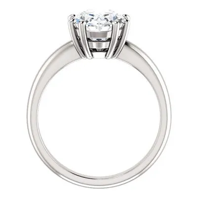 Rings GB Natural Earth Mined Diamond Solitaire Ring 350 Carats Women White Gold Jewelry Rings GB Natural Earth Mined Diamond Solitaire Ring 350 Carats Women White Gold Jewelry