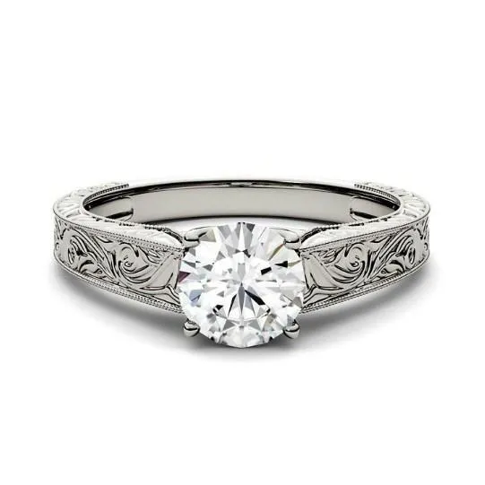 Rings GB Sparkling Solitaire 275 Ct Natural Earth Mined Diamond Antique Style Anniversary Ring Rings GB Sparkling Solitaire 275 Ct Natural Earth Mined Diamond Antique Style Anniversary Ring