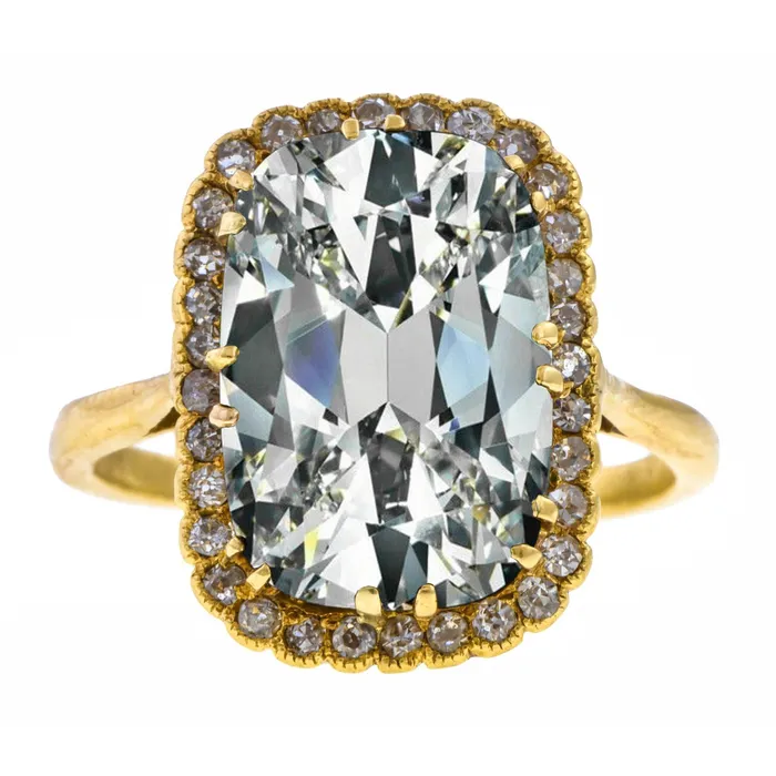 Rings Halo Ring Big Cushion Old Miner Lab Grown Diamond Double Prong Set 1050 Carats HarryChadEntcom Rings Halo Ring Big Cushion Old Miner Lab Grown Diamond Double Prong Set 1050 Carats HarryChadEntcom
