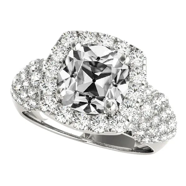 Rings HarryChadEntcom 11 Carat Halo Luxury Big Lab Grown Diamond Ring