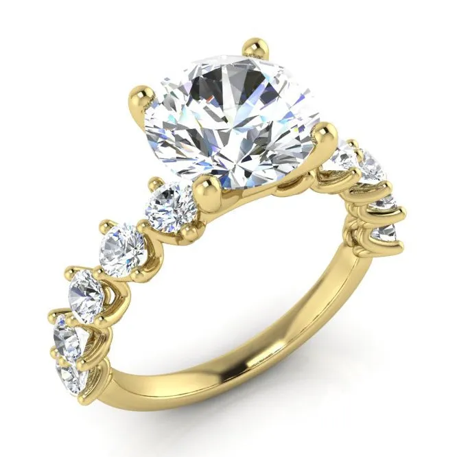 Rings HarryChadEntcom Mined Natural Diamond Ring With Accents Yellow Gold Rings HarryChadEntcom Mined Natural Diamond Ring With Accents Yellow Gold