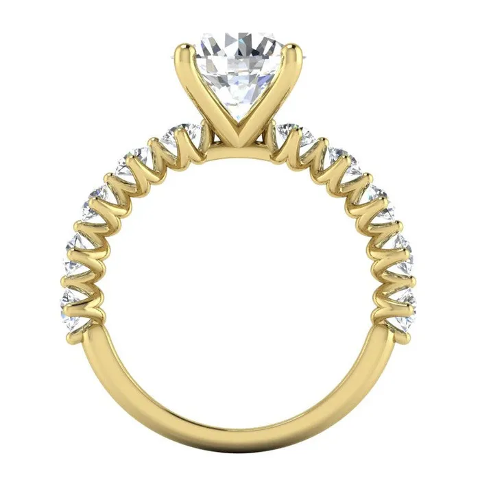 Rings HarryChadEntcom Mined Natural Diamond Ring With Accents Yellow Gold