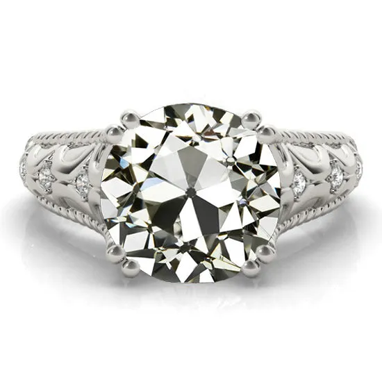 Rings HarryChadEntcom Old Miner Huge Lab Grown Diamond Ring Double Prong Set Antique Style 9 Carats Rings HarryChadEntcom Old Miner Huge Lab Grown Diamond Ring Double Prong Set Antique Style 9 Carats