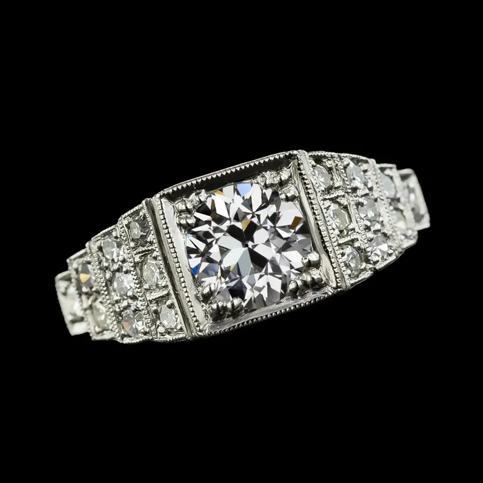 Rings HarryChadEntcom Round Old Mine Cut Natural Earth Mined Diamond Ring Milgrain Shank Gold Jewelry 350 Carats Rings HarryChadEntcom Round Old Mine Cut Natural Earth Mined Diamond Ring Milgrain Shank Gold Jewelry 350 Carats