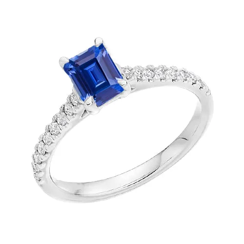 Rings HarryChadEntcom Solitaire Blue Gemstone Sapphire With Accents Ring 250 Carats Pave Rings HarryChadEntcom Solitaire Blue Gemstone Sapphire With Accents Ring 250 Carats Pave