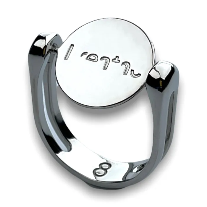 Rings MyCONQUERing Breathe Hidden Word Click n Spin Fidget Ring for Anxiety